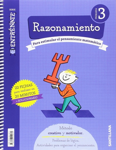 [9788468019475] CUADERNO RAZONAMIENTO SERIE ENTRENATE 3 PRIMARIA