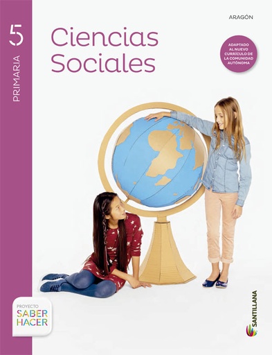 [9788468030401] CIENCIAS SOCIALES + ATLAS ARAGON 5 PRIMARIA SANTILLANA