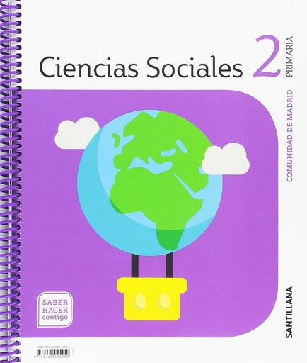 [9788468045450] CIENCIAS SOCIALES MADRID 2 PRIMARIA SABER HACER CONTIGO