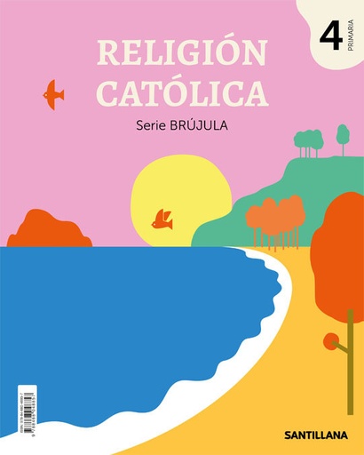 [9788468048857] Religion catolica serie brujula 4 primaria