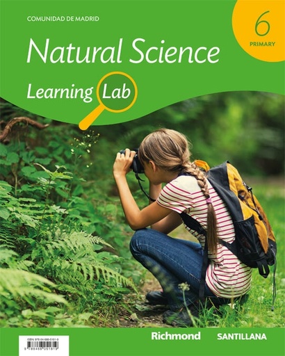 [9788468051819] LEARNING LAB NATURAL SCIENCE MADRID 6 PRIMARY