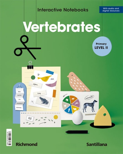 [9788468070193] INTERACTIVE NOTEBOOKS PRIMARY LEVEL II VERTEBRATES