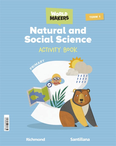 [9788468084756] NATURAL & SOCIAL SCIENCE 3 PRIMARY ACTIVITY BOOK WORLD MAKERS