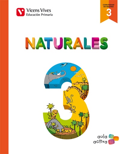 [9788468227597] Naturales 3 COMUNIDAD DE MADRID (aula Activa)