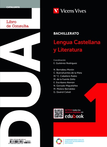 [9788468286143] LENGUA CASTELLANA Y LITERATURA 1 (LC+CA+DIGITAL) (DUAL)