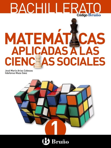 [9788469609163] Código Bruño Matemáticas Aplicadas a las Ciencias Sociales 1 Bachillerato