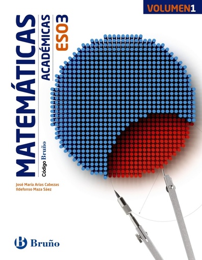 [9788469609682] Código Bruño Matemáticas Académicas 3 ESO - 3 volúmenes