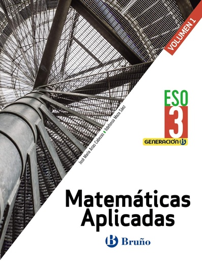 [9788469631065] Generación B Matemáticas Aplicadas 3 ESO 3 volúmenes