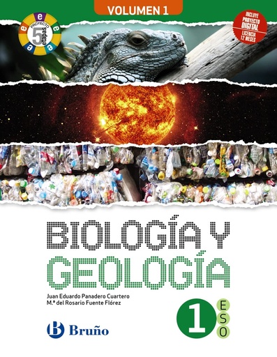 Biología y Geología 1 ESO 3 volúmenes Proyecto 5 etapas