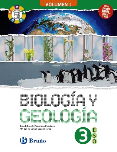 Biología y Geología 3º ESO. 3 Volúmenes. Proyecto 5 etapas