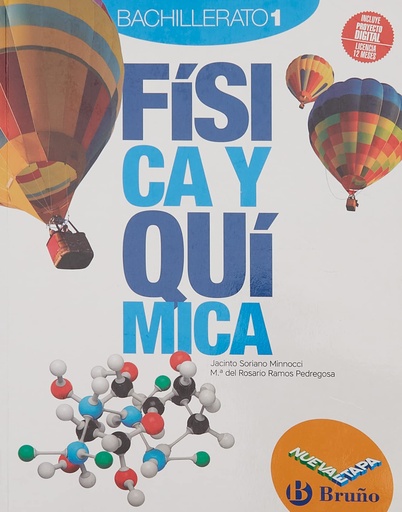 Física y Química 1 Bachillerato Nueva etapa Bruño