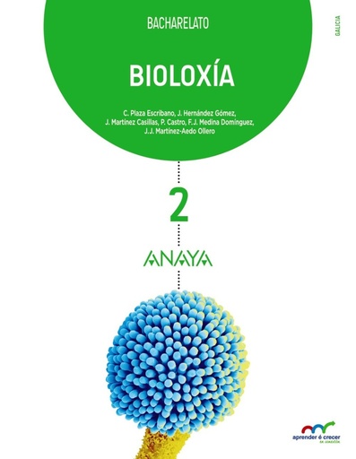 [9788469813553] Bioloxía 2. Bachillerato galicia