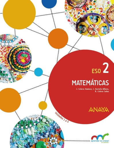 [9788469814260] Matemáticas 2 Eso Anaya