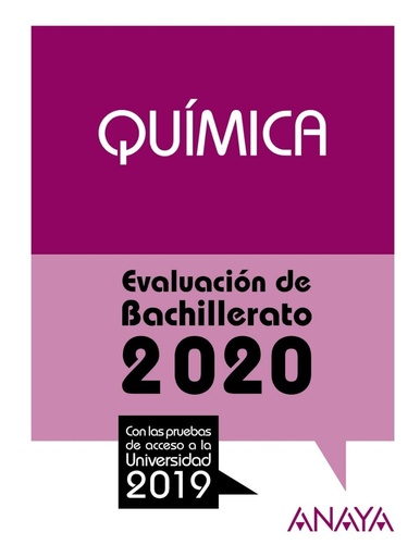 [9788469873212] Química. (Prepara la Evaluación de Bachillerato) Anaya