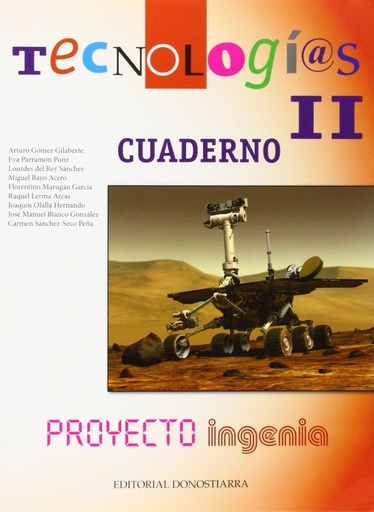 [9788470634352] Tecnologías II - Proyecto Ingenia. Cuaderno de ejercicios