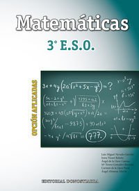 [9788470634987] Matemáticas 3º ESO ORIENTADAS A LAS ENSEÑANZAS APLICADAS