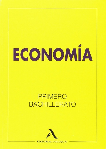 [9788478610631] ECONOMÍA 1ºBACHILLERATO