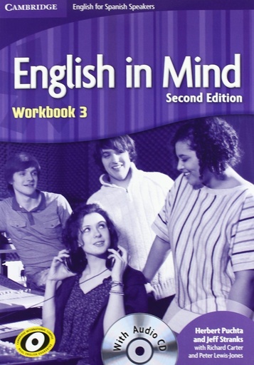 [9788483234969] English in Mind for Spanish Speakers Level 3 Workbook with Audio CD 2nd Edition