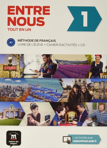 [9788484439189] ENTRE NOUS 1 LIVRE DE L ÉLÈVE + CAHIER D ACTIVITES + 2 CD