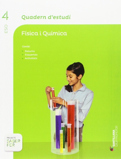 [9788490477083] QUADERN D'ESTUDI FISICA I QUIMICA 4 ESO SABER FER