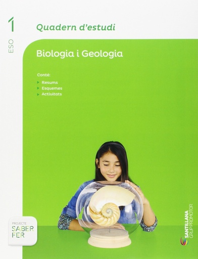 [9788490479896] QUADERN D'ESTUDI BIOLOGIA I GEOLOGIA 1 ESO SABER FER