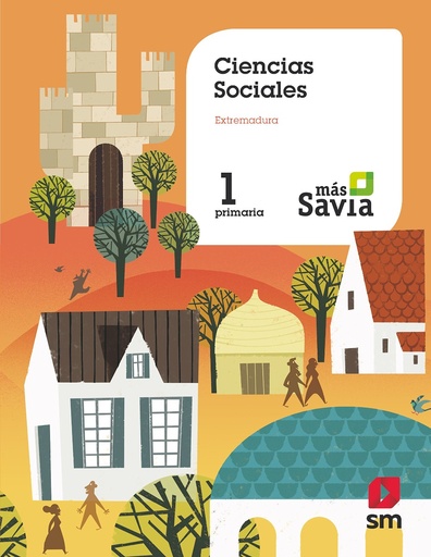 [9788491076179] Ciencias sociales. 1 Primaria. Más Savia.  Extremadura