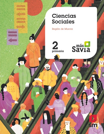 [9788491078333] Ciencias sociales. 2 Primaria. Más Savia. Murcia