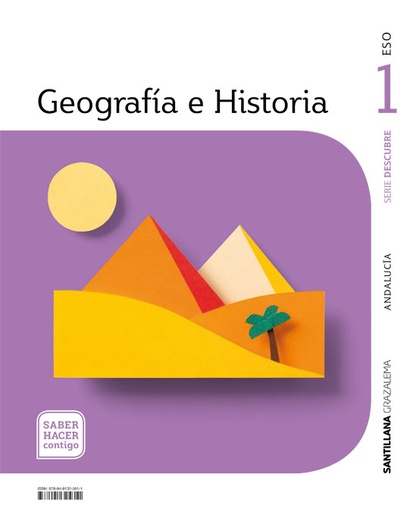 [9788491325611] Geografía e Historia 1 ESO Santillana Serie Descubre Andalucía (Grazalema)