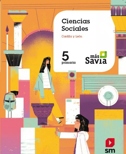 [9788491822608] Ciencias sociales. 5 Primaria. Mas Savia. Castilla y León