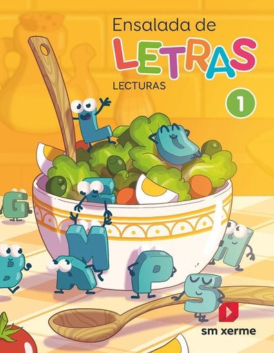 [9788498546835] Lecturas. Ensalada de letras. 1 Primaria. Xerme.