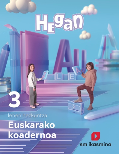 [9788498558586] Koadernoa Euskara. Lehen Hezkuntza 3. Hegan