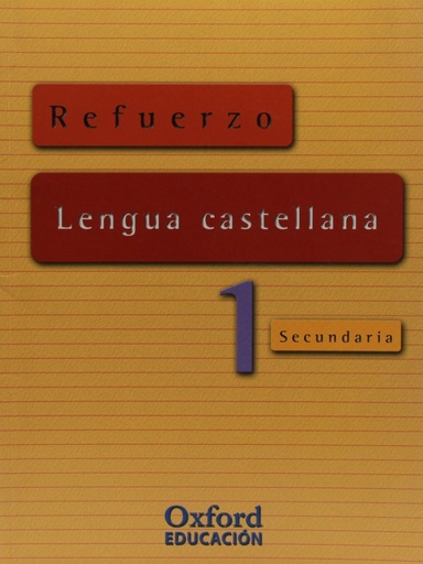 [9788467326079] Lengua Castellana y Literatura 1.º ESO. Cuadernos de Ejercicios Refuerzo