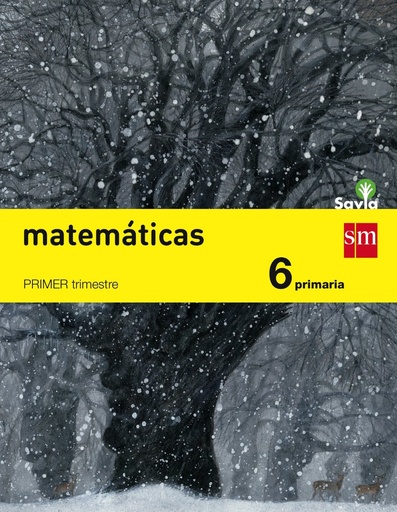 [9788467575675] Matemáticas. 6 Primaria. Trimestral. Savia - Pack de 3 libros