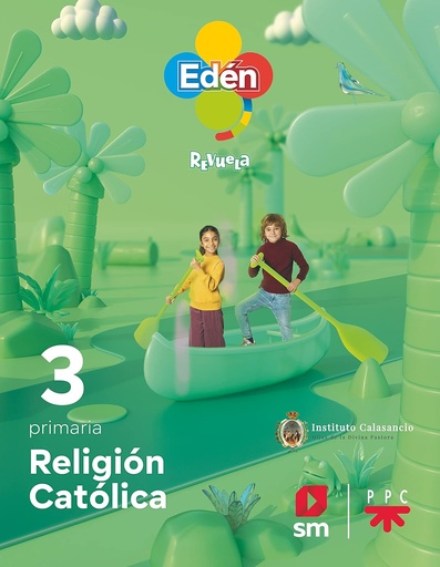 [9788411206181] Religión católica. 3 primaria. CALASANCIAS. Edén. Revuela